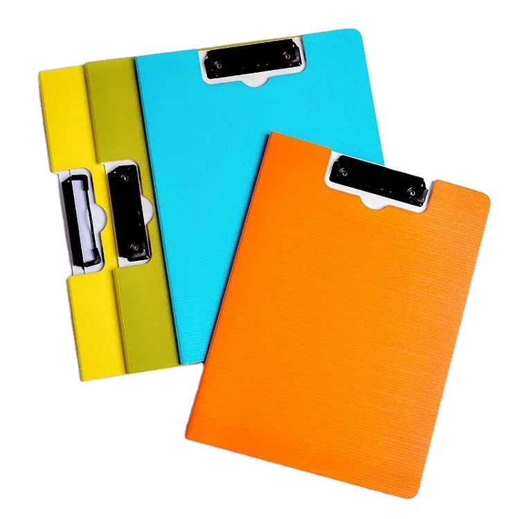 Pure And Fresh Document Folder Plastic Foam Clip Horizontal Data File Folder