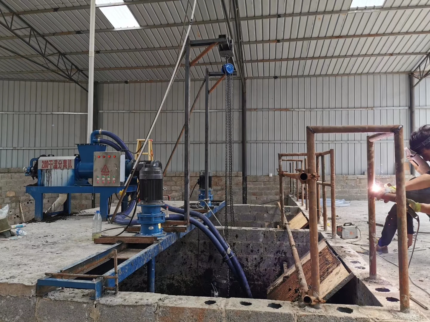 Sludge and  animal manure process professional production of solid-liquid separator
