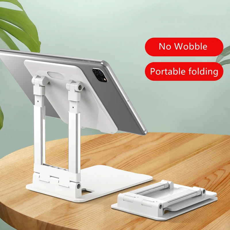 Double-axis  Metal Tablet Stand Holder mobile stand Tablet Aluminum Stand Holder Adjustable Portable Universal for Desk