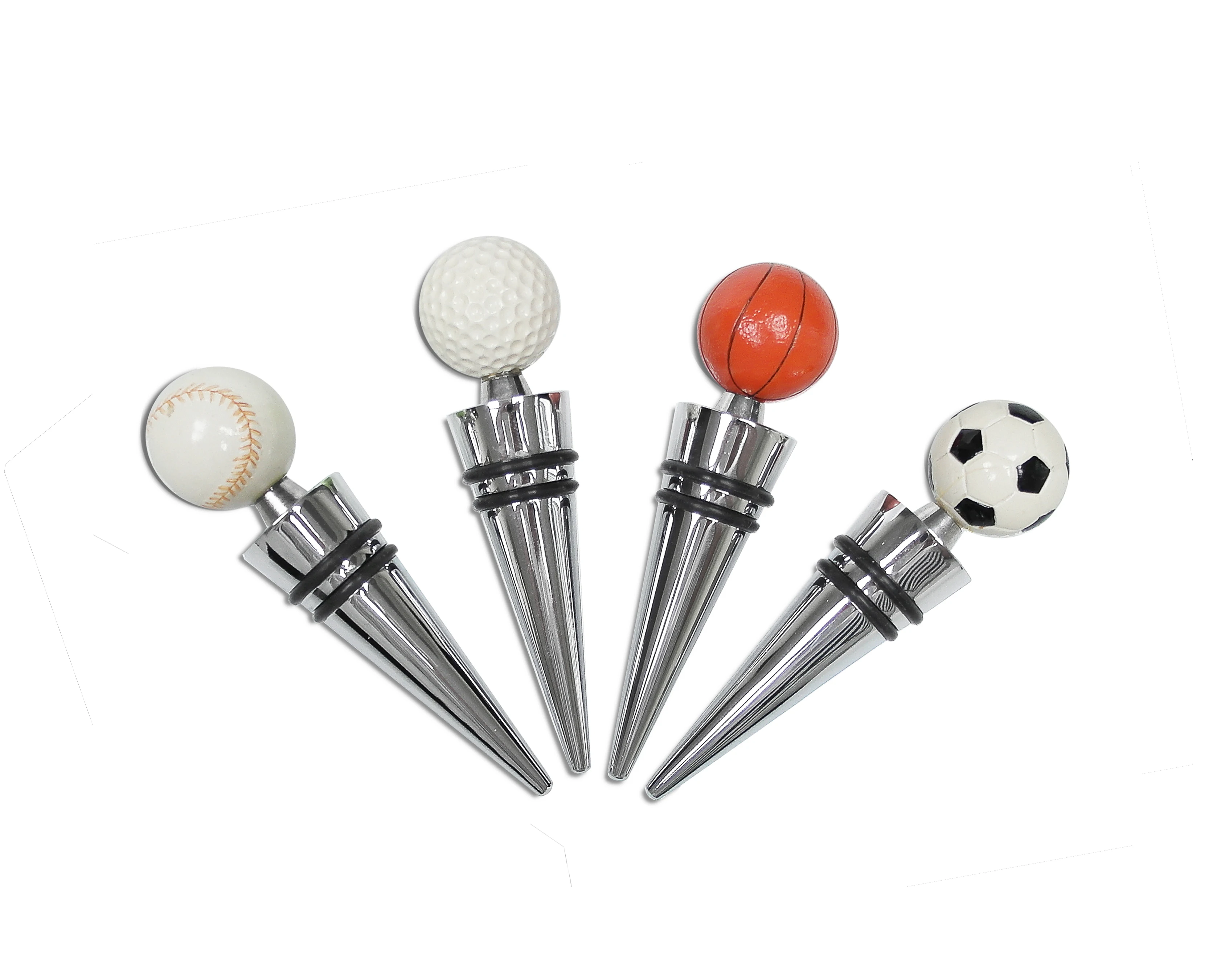 Top Quality Bottle Champagne Stopper Golf Ball Top Bar Tool Wine Bottle Stopper Home Bar Accessories