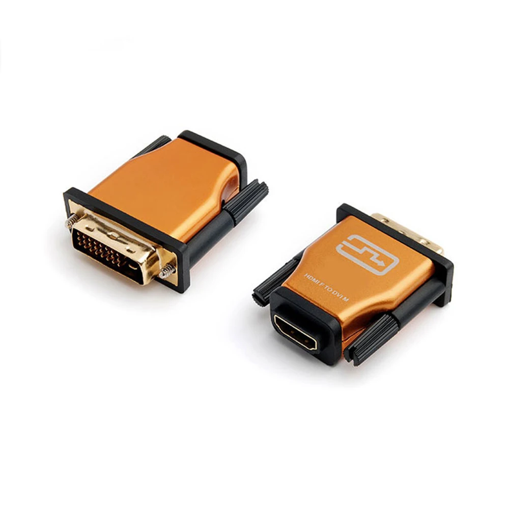 
Золотистый/серебристый/красный/синий адаптер питания HDMI-DVI 24 + 1 штекер Адаптер VGA-HDMI 