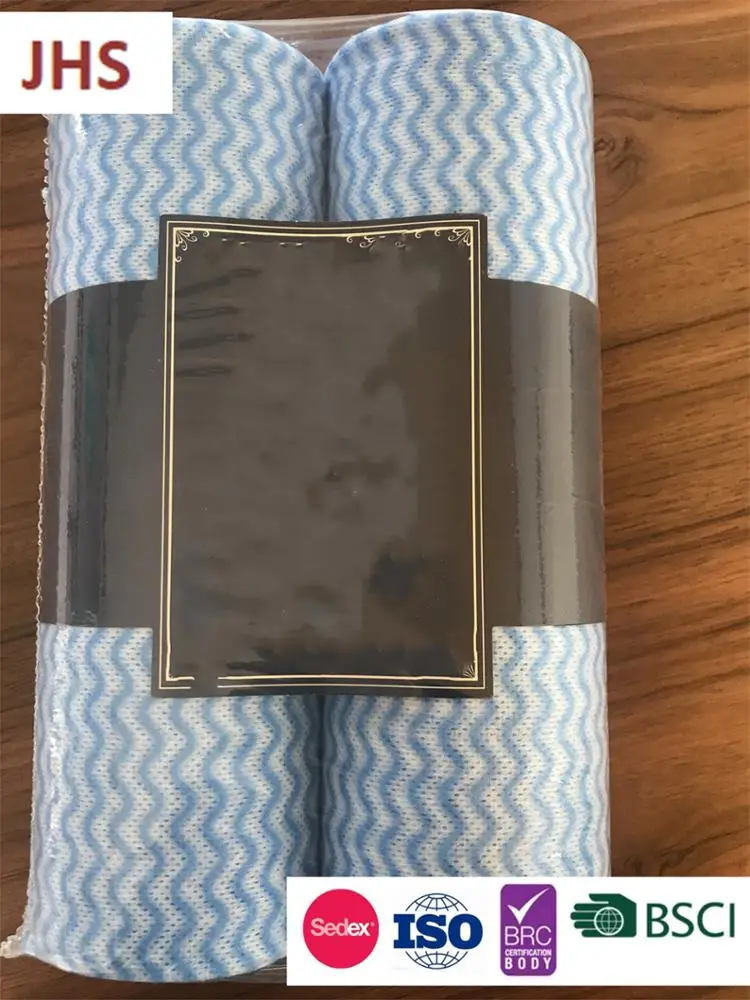 Superior Quality Nonwoven Spunlace Cleaning Cloth Dry Wipes Spunlace Wipe Roll