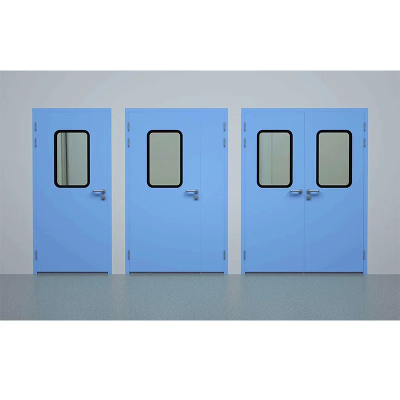 YANING CE automatic medical door , Single or Double Manual Airtight Swing Door for clean room