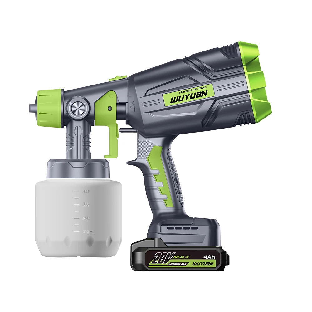 WUYUAN New Design Electrostatic Spray Guns Portable Cordless Power Paint Spray Gun