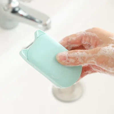 AiXin Private Label Product Line Portable Hand Soap Paper Travel Disposable Soap Sheet Paper Hand Washing Organic Paper Soap
