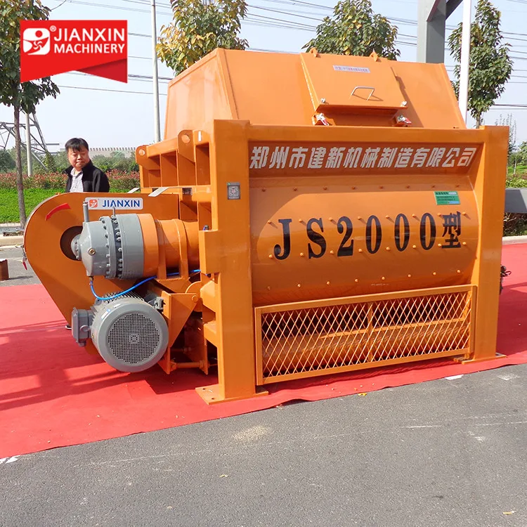 JS2000 concrete mixer manufacturer Horizontal concrete mixer for sale
