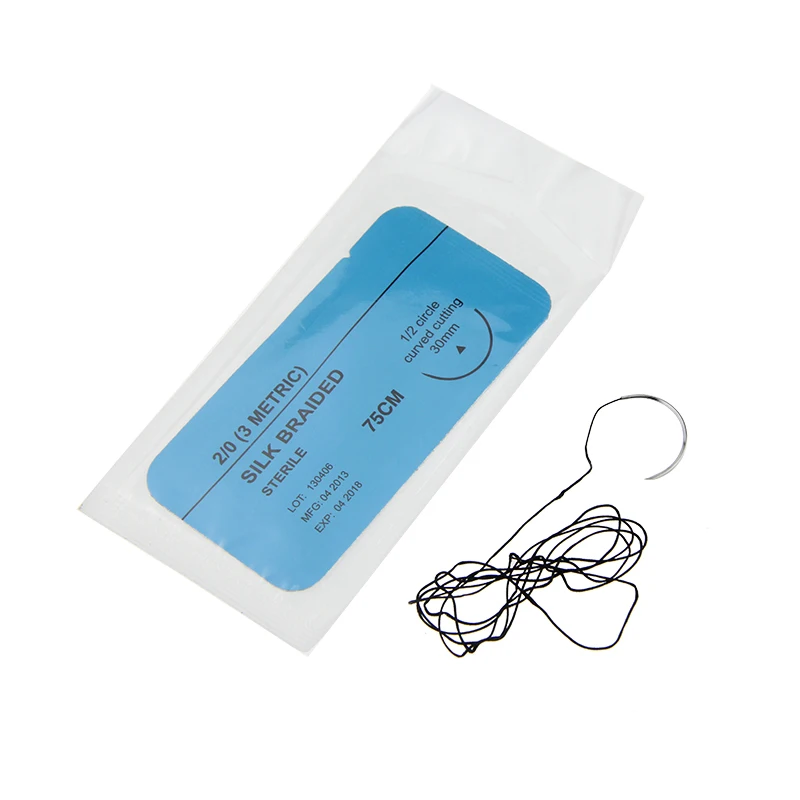 
ZOGEAR Disposable suture with needle, absorbent suture needle ,suture needles and suture material catgut 
