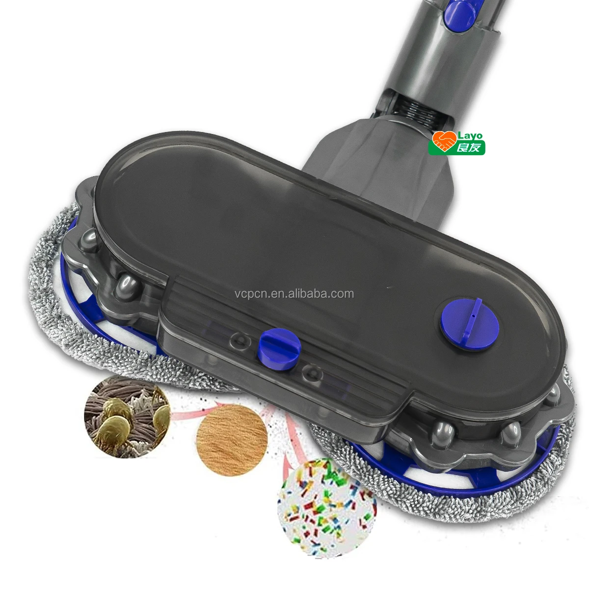 Dry & Wet Electric Vacuum Cleaner Mop Brush Head for Dysons V15 V11 V10 V8 V7 Motorized Vacuum Cleaner Accessories Spare Parts