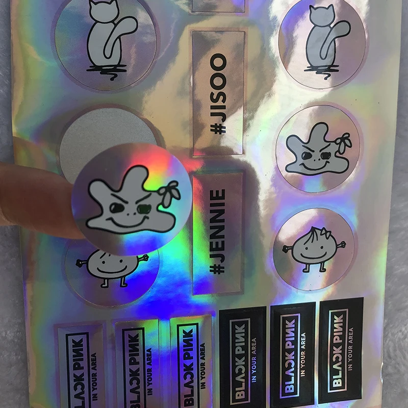 Herbal Medicine Packaging Bottle Hologram Effect Label Sticker