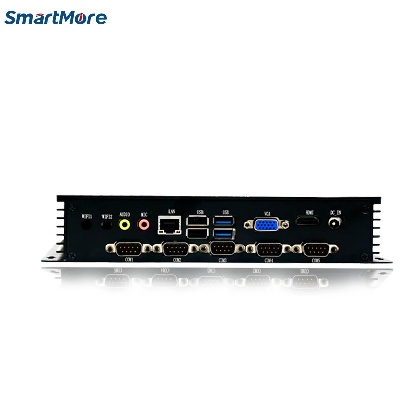 SmartMore OEM панель прочный край встроенный мини Itx Win геймерский корпус без вентилятора Промышленный ПК Мини