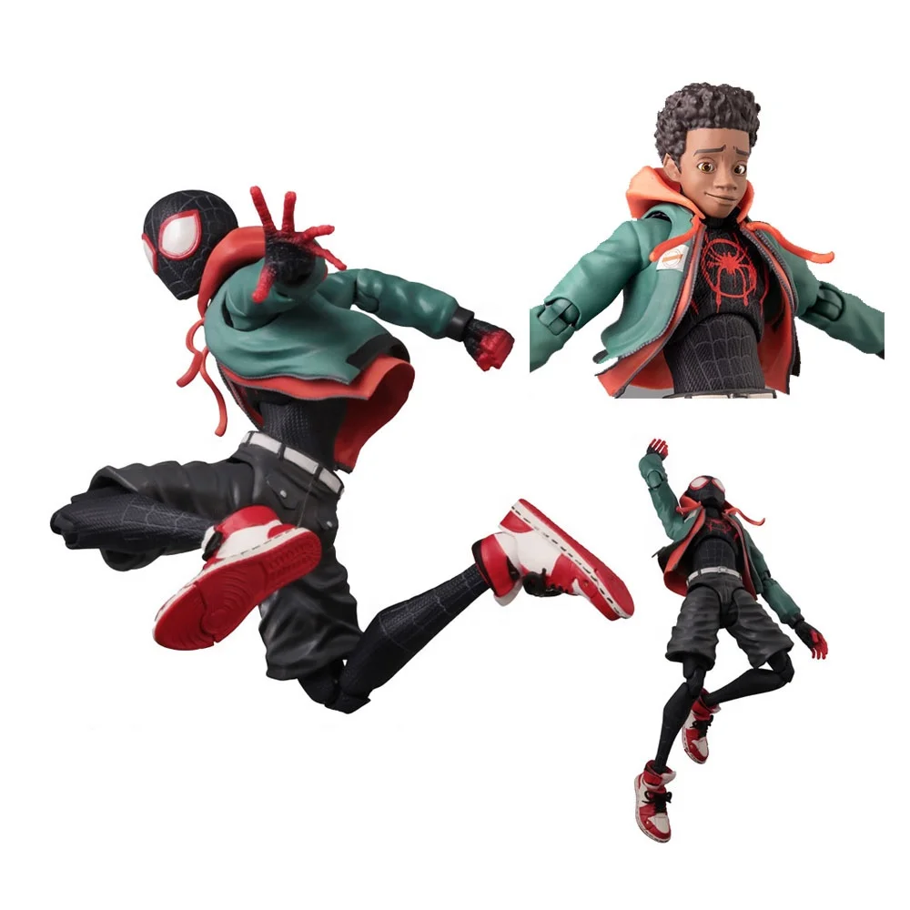 Tiktoks лидер продаж фильмы из ПВХ Sfh Miles Morales герои фильмов подвижные фигурки аниме игрушки для детей подарки