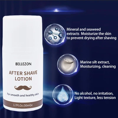  Фирменная Высококачественная Органическая увлажняющая сглаживающая Мужская продукция после бритья