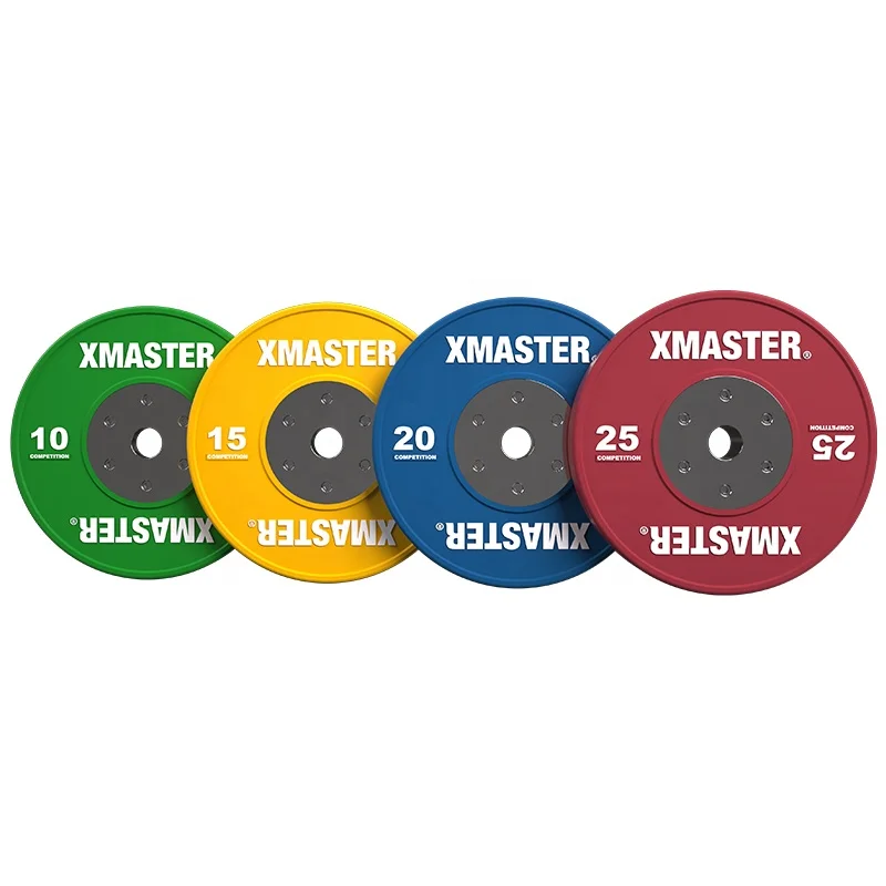 Standard Colorful Competition KG  Barbell Bumper Plate for sales