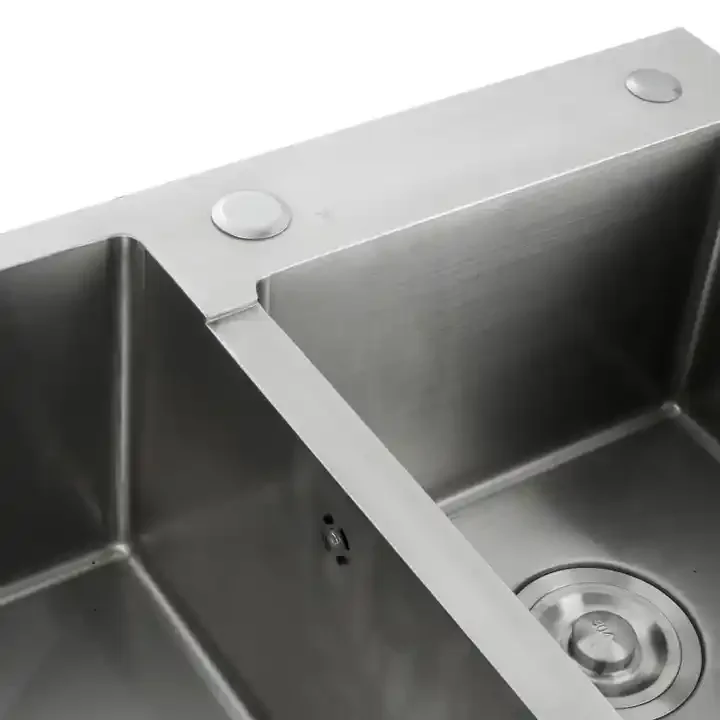 Newest stainless steel double bowl sink kitchen bathroom , hand made bathroom kitchen sinks