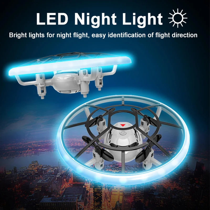 Global Drone GD23 Altitude Hold Drone RC Helicopter with Gyroscope Light for Beginner Kids Children Gifts RC Toys RC Plane