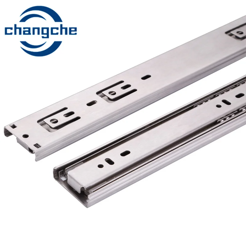 Drawer Slide Manufacturer Stainless Steel Ball Bearing Telescopic Channel Drawer Slide