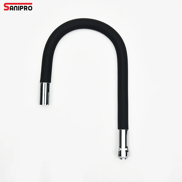 SANIPRO Modern Colorful Silicone Tube Good Quality Silica Gel Flexible Any Direction Rotation Kitchen Faucet Hose