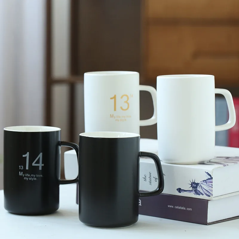 Hot selling cheap coffee mugs Custom Logo 2024 New Design High Quality Nordic Ceramic Milk Juice Mugs milk mug