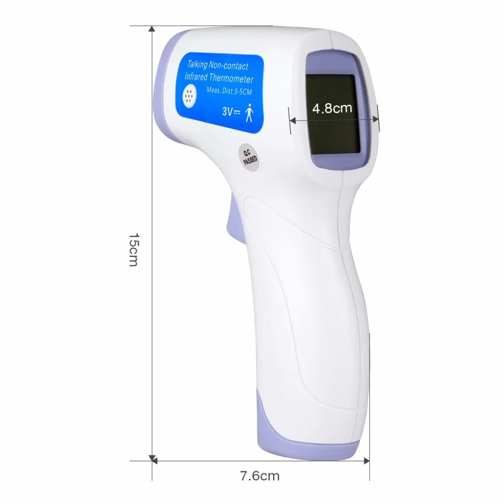 Medical Infrared Forehead Temperature Gun Best Infrared Digital Thermometers No Contact