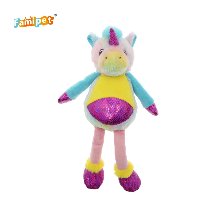 China Factory Supplier Interactive Bird Bear Unicorn Plush Dog Toy