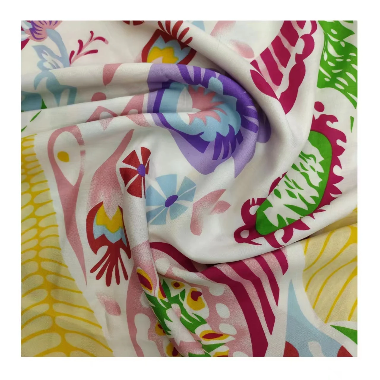 Viscose/silk Fabric Baati Somali Rayon 100% Viscose Tie Dye for Dress