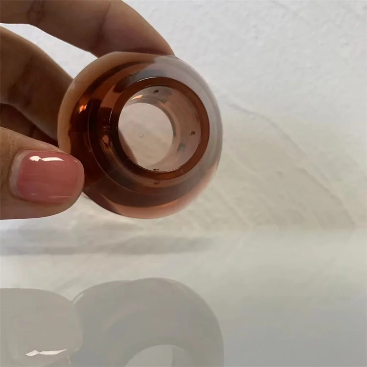 Hot Sale Custom Bottle Cap Luxury Flower Shape Perfume Cover Unique Surlyn Perfume Cap