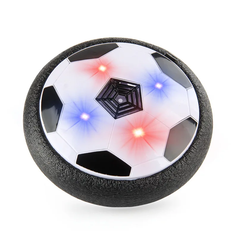 Wholesale Indoor Sports Air Hover Football Game For Kids Electric Suspended Soccer Ball Disk Toys With Led Light