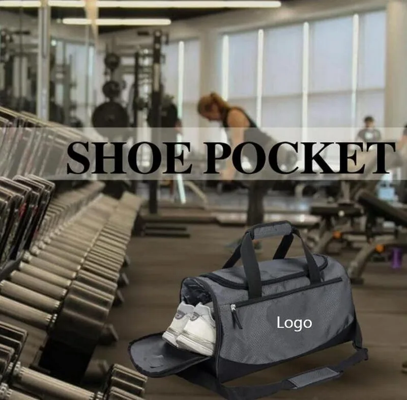 Cheap Promotional Polyester Duffel Sports Bags American Football Gym Travel Weekender Custom Waterproof Duffle Bag