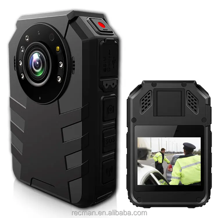 4G Digital Zoom IR Security Guard Worn Police Camera Wifi GPS Body Camera Waterproof CCTV Camera