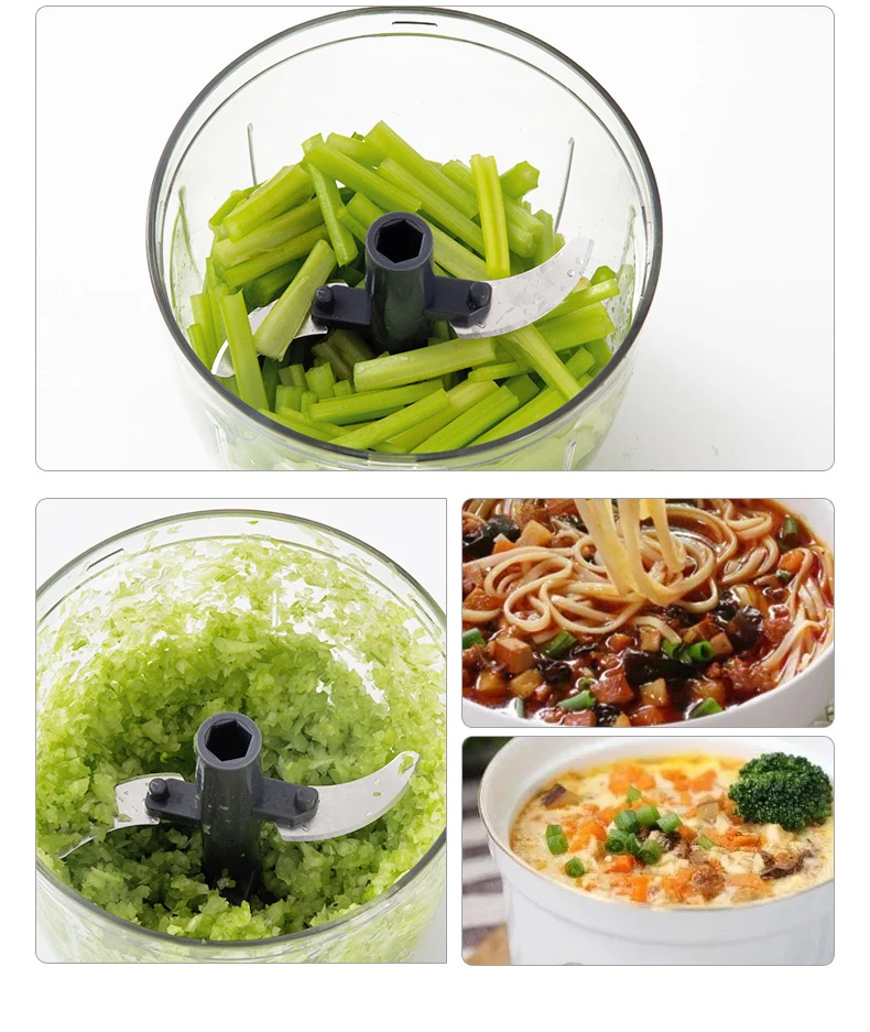 Weekly best selling easy to operate magic chopper manual hand cooking tools pull chopper food chopper kitchen accessories