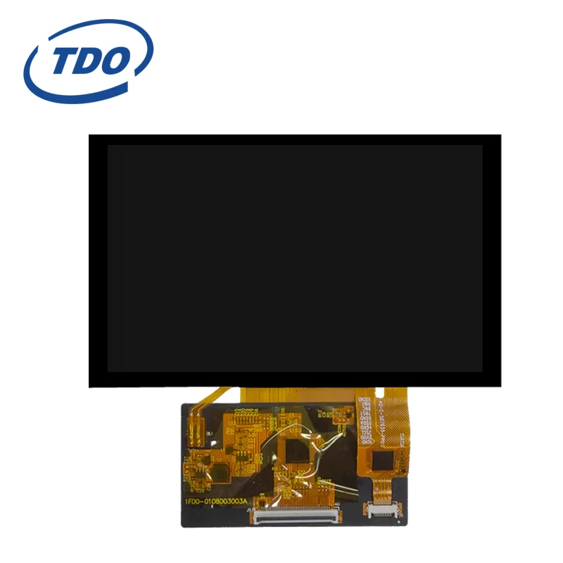 TDO 5 inch 800*480 IPS LCD display module - IPS/QSPI/8080 Interface with capacitive touch panel