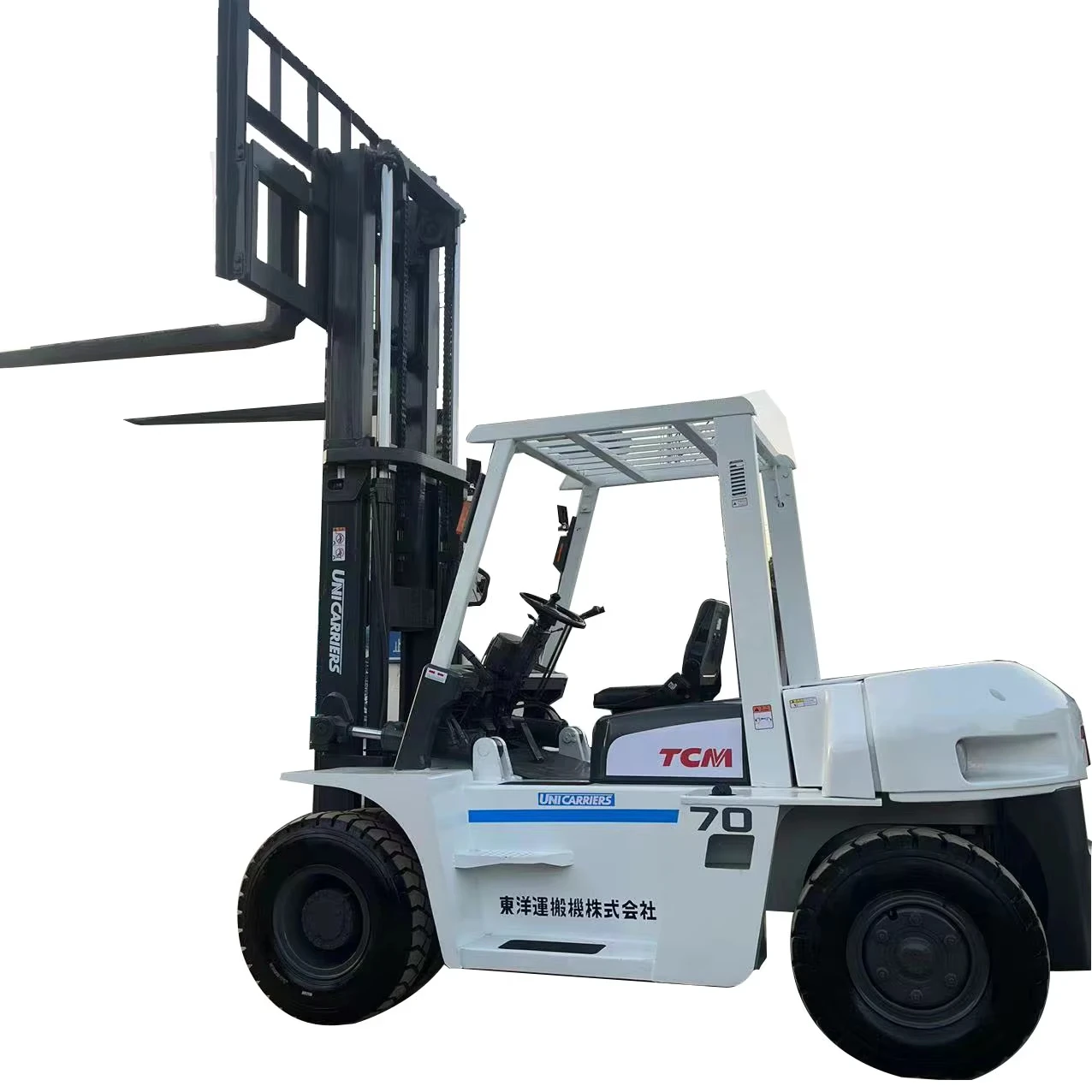 TCM 7ton Original imported forklifts are cheap in good condition with good performance Komatsu second-hand forklifts for sale