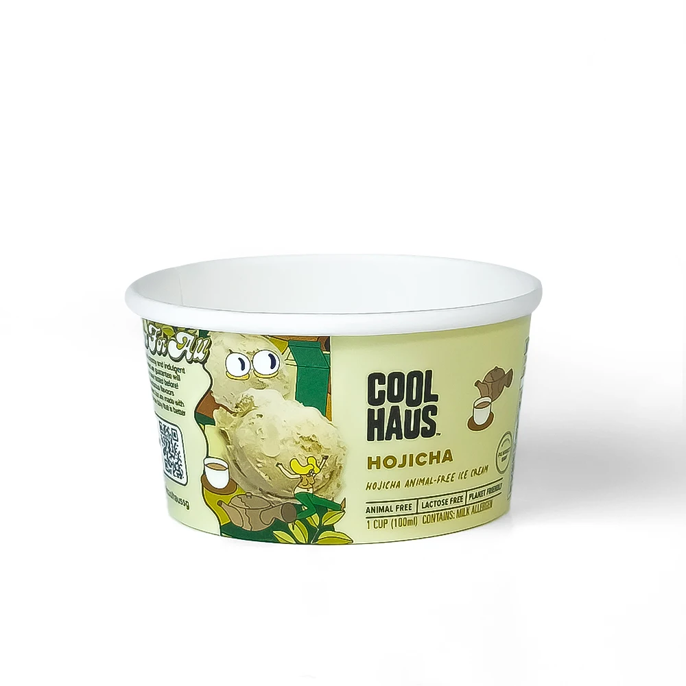 3 4 6 8 12 16 oz 120 150ml customized ice cream bowl ice cream cup packaging with lid small ice cream cup