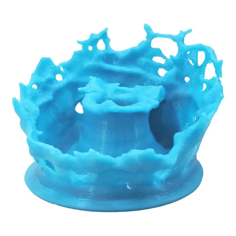 New Style Water Splash Decor Desktop Office Desk Organizer Wood Table Pen Stand Holder