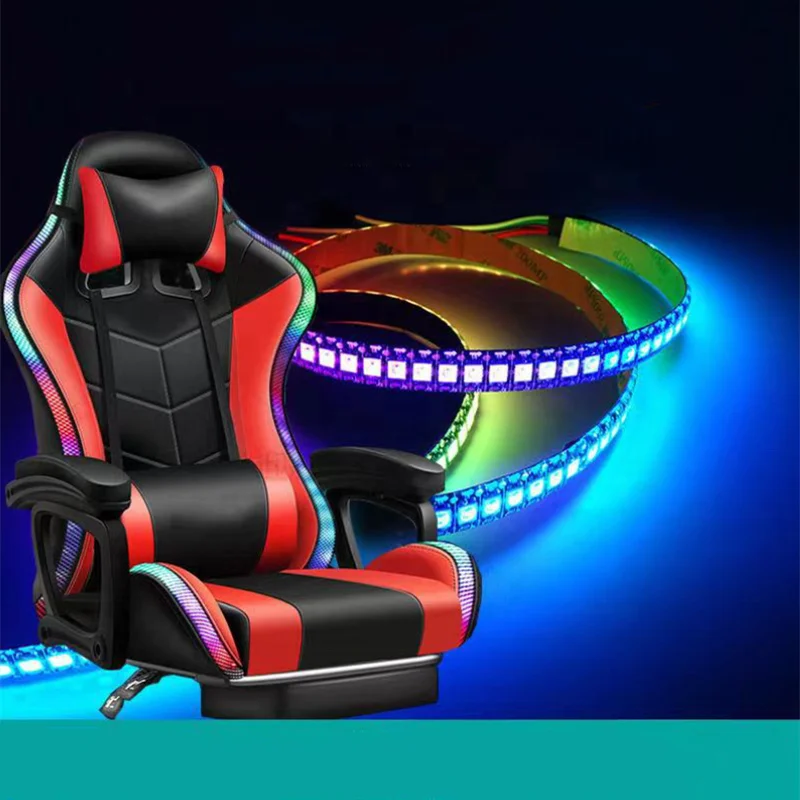 Biumart Modern Wholesale Lamp Remote Control Magic Color Set 5050 5V 30W RGB Belt Strip Lights For Esports Chair Decoration