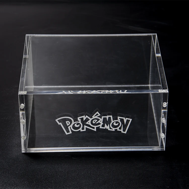 Lucite Booster Box Acrylic Case with Magnetic Lid