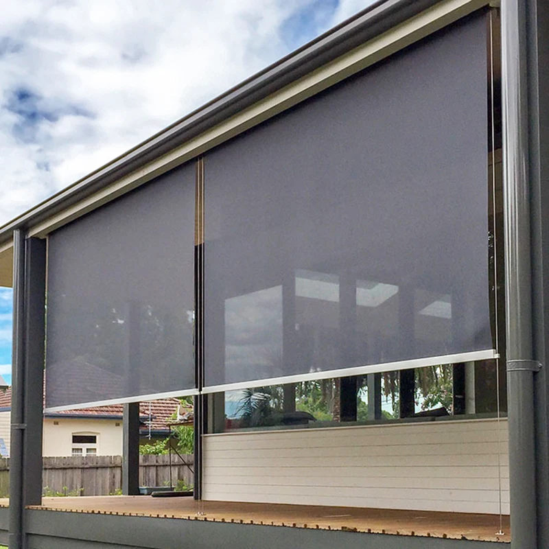 High quality outdoor blinds motorized roller waterproof outdoor roller blinds