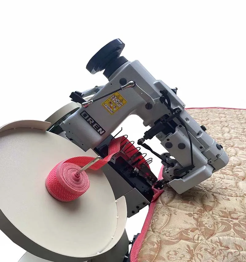 Custom high density sponge mat edge wrapping machine Silicone sponge core mattress sewing   RN9B-1A