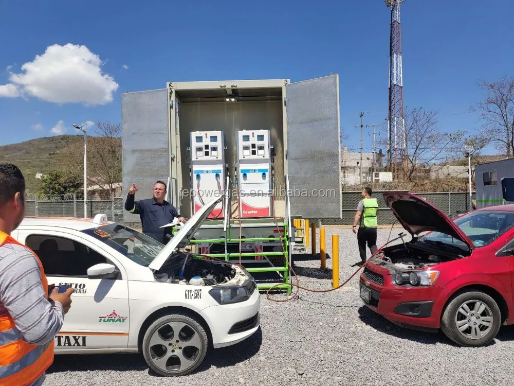 
Flexible CNG mobile refilling station for CNG daughter station 