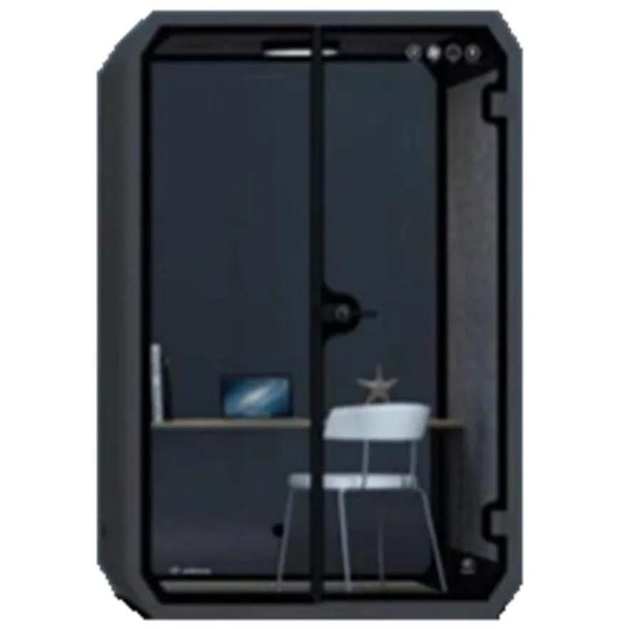 2 person conference soundproof office privacy phone booth sound insulation office meeting pod
