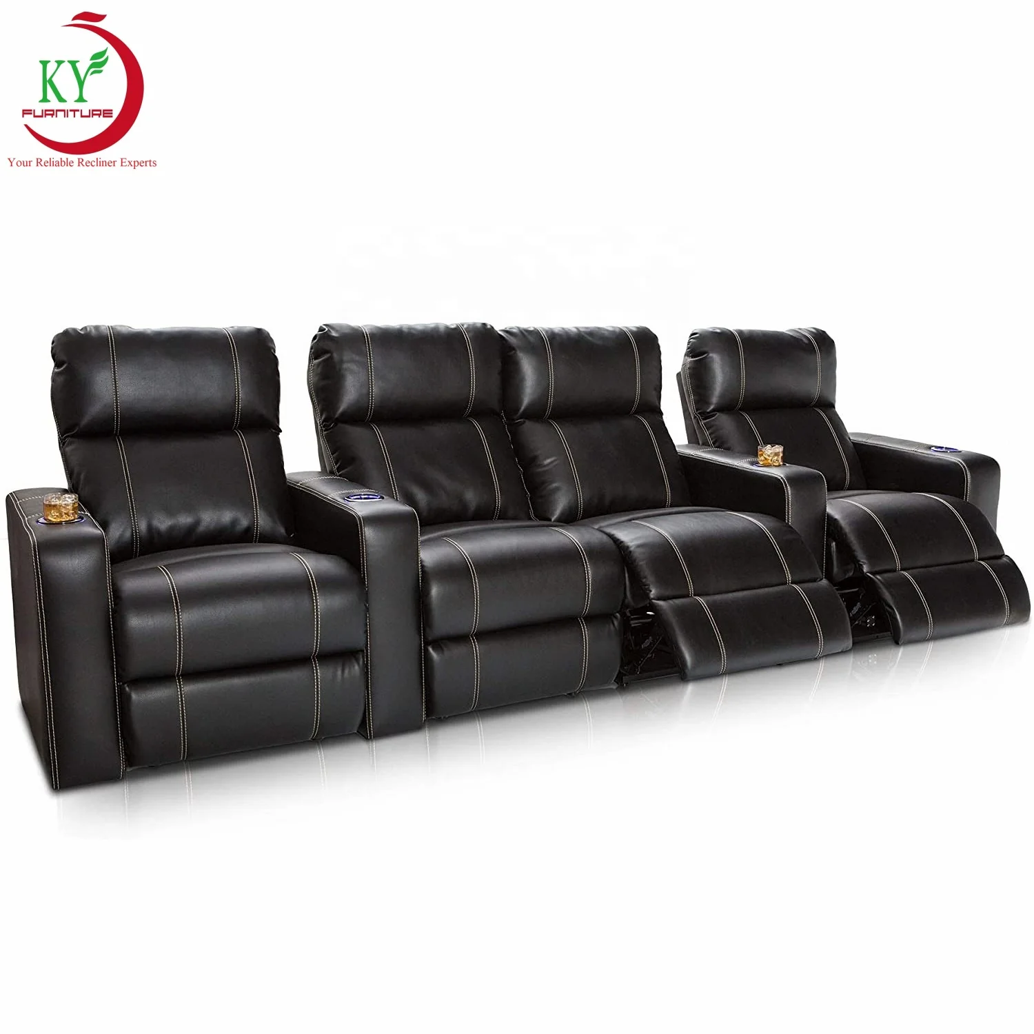 Geeksofa Theater Seating Electric Recliner Sofa Furniture Best Modern Room Chair Reception