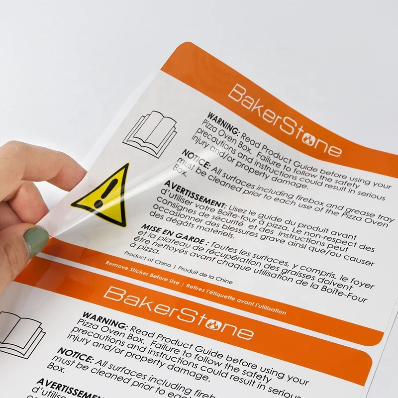 High-quality yellow reflecting sticker warning sign reflective sticker safety warning label for warning