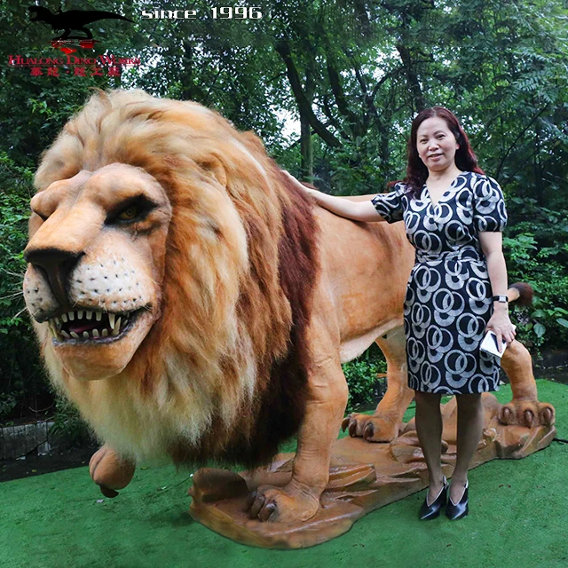 2023 Animal Theme Park Realistic Artificial Animal Model and Zoo Life Size Animatronic Animals