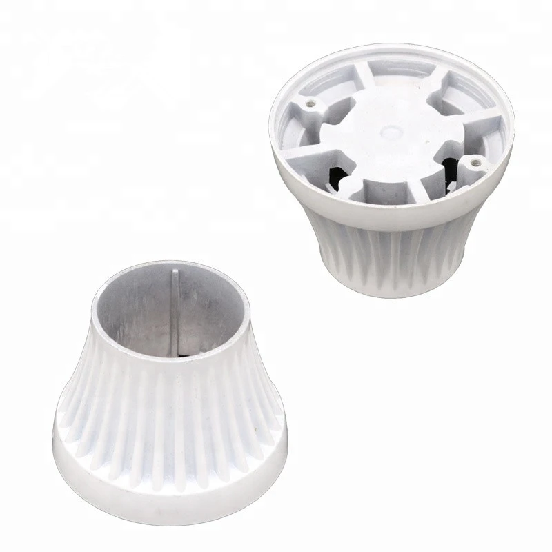 Fine Polishing Aluminum Alloy ADC12 Housing Die Casting Parts Led Lamp Cover