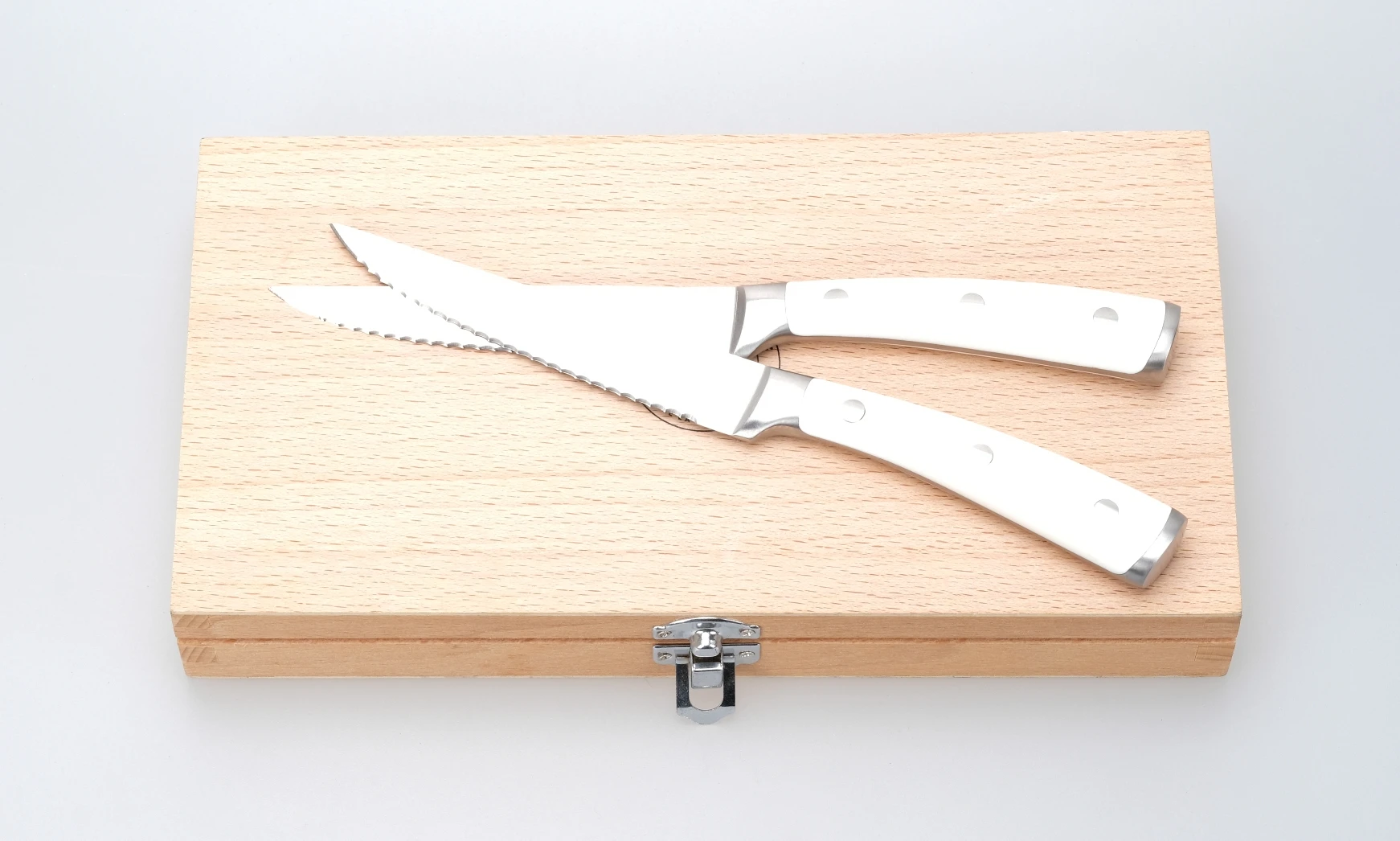 6 Pcs Steak Knives Set ,knifes,knife set kitchen, 3CR13 Stainless Steel for ABS Handle and Comfortable To Use