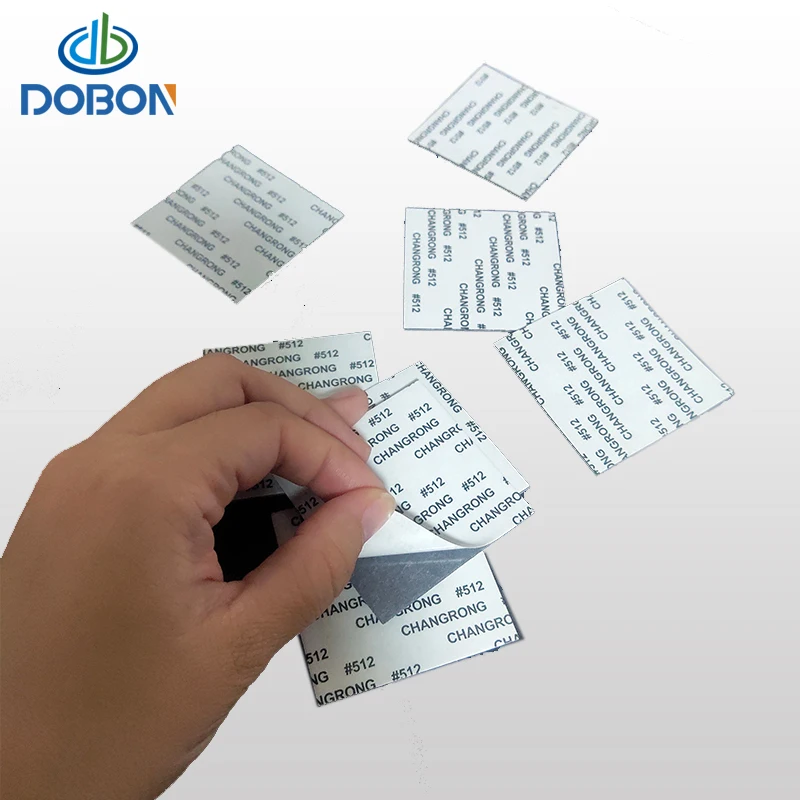 Die cutting 1-12W/mk Silicone heating sublimation thermal conductive Insulation adhesive double tape Pads for Gpu Cpu Heatsink