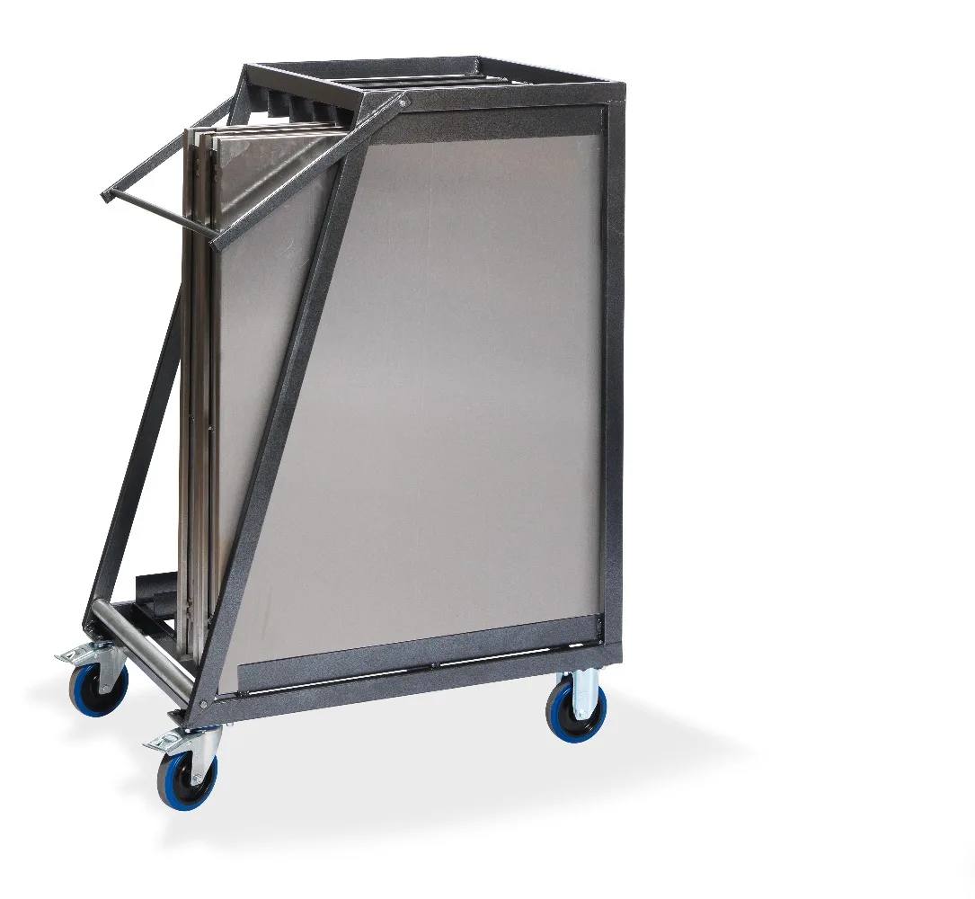 Stainless steel Table Furniture Working Table Metal Hammerite Powdercoating Big Trolley Dolly Transporting