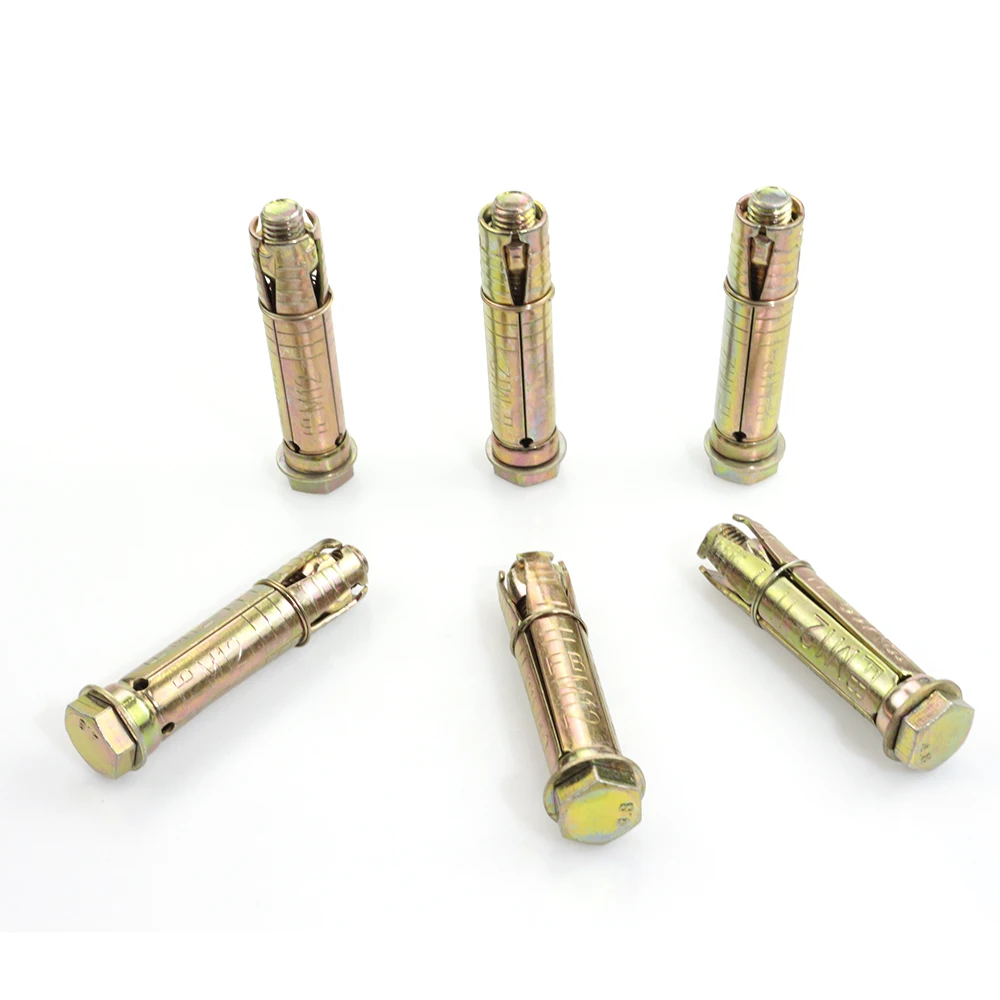 AOJIA Best in industry Factory Price 4 PCS Heavy Duty Shield Anchor Fix Bolt Complete Set M8 M10