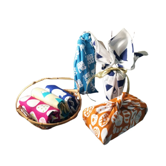 Wholesale High Quality Cotton Square Scarf Handkerchiefs From Japan