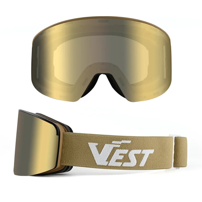 High Repurchase Rates Magnetic Ski Goggles Interchangeable Lens Anti Fog UV Protection Custom Logo Snow Snowboard Goggles